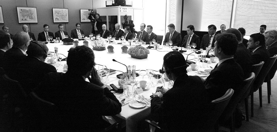 Reunión con empresarios Reunión con empresarios